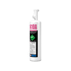 R410a refrigerant 650g cylinder, right angled view showing the white cylinder body
