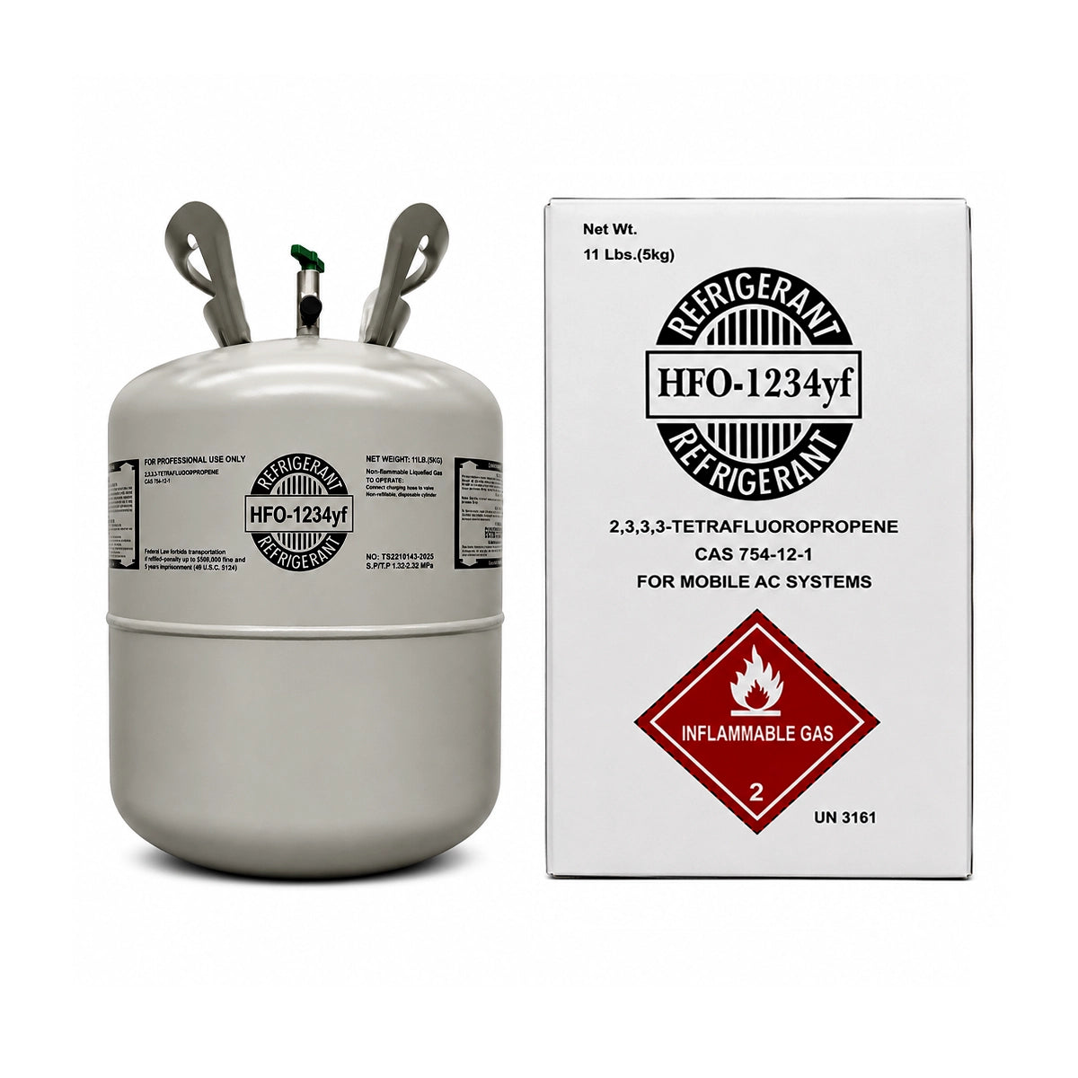 R1234yf Refrigerant 11LB R-1234yf