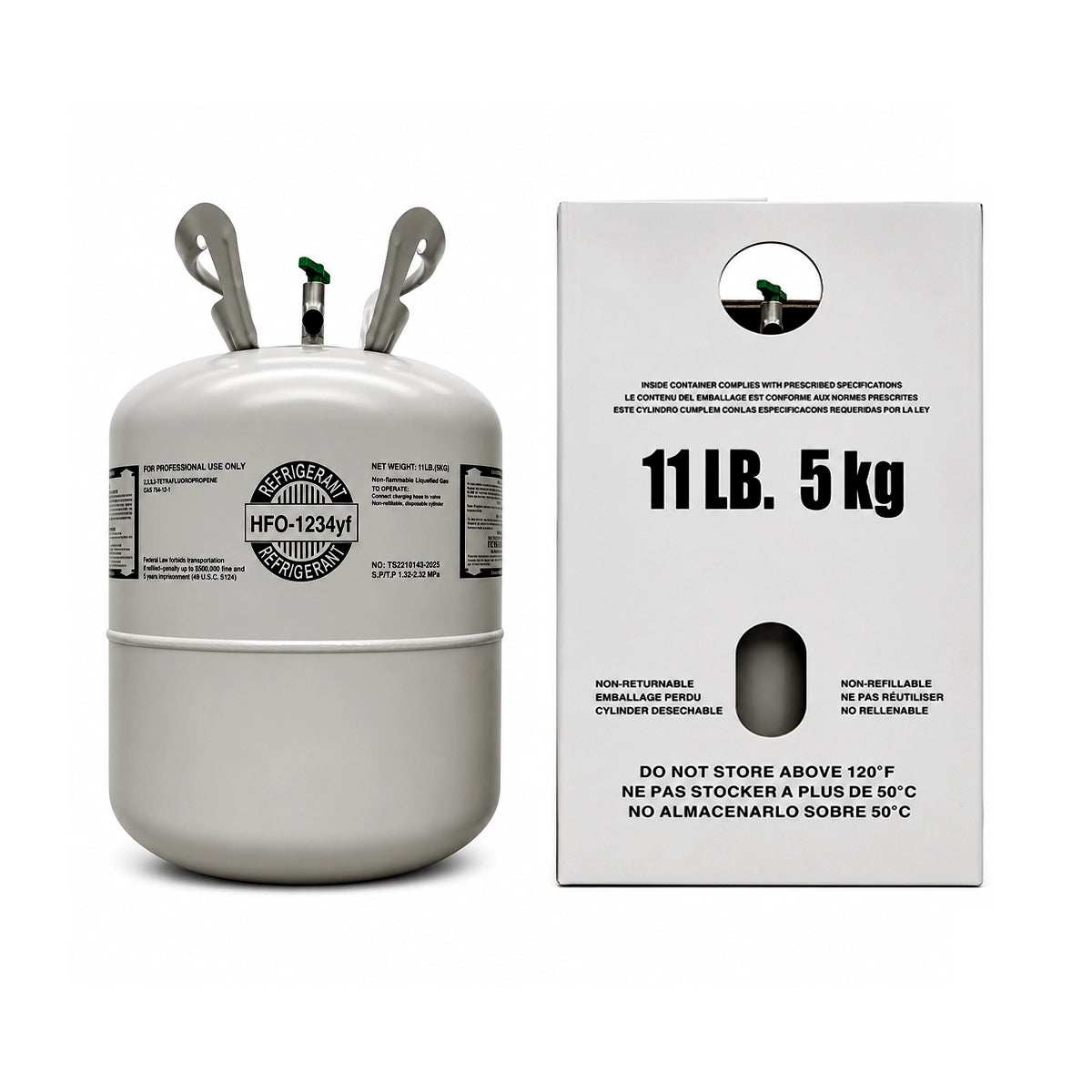 R1234yf Refrigerant 11LB R-1234yf