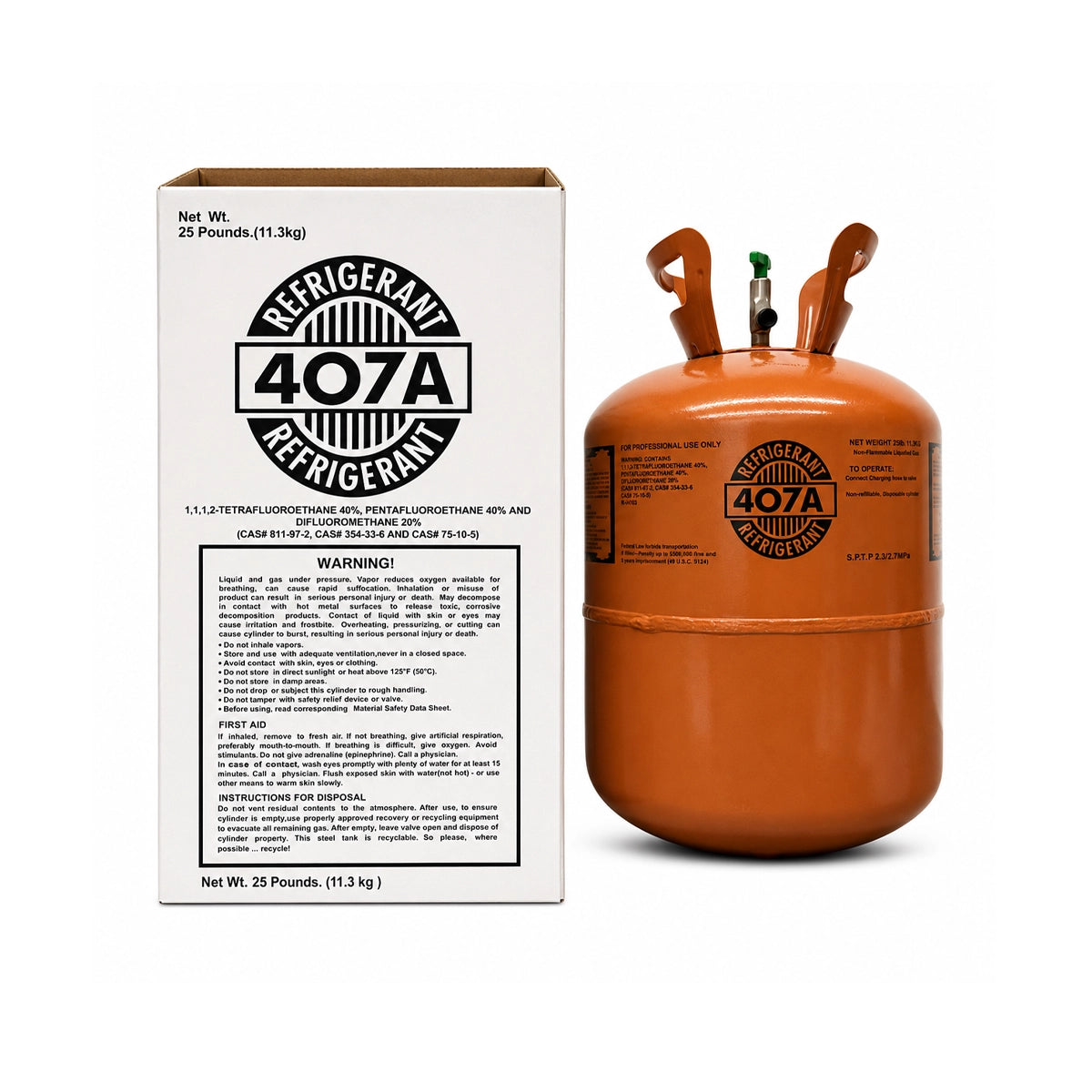 R407A Refrigerant 25LB R-407A