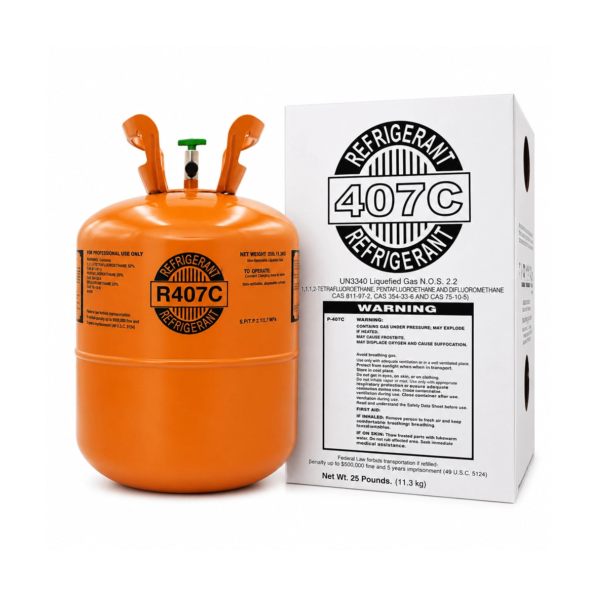 R407C Refrigerant 25LB R-407C