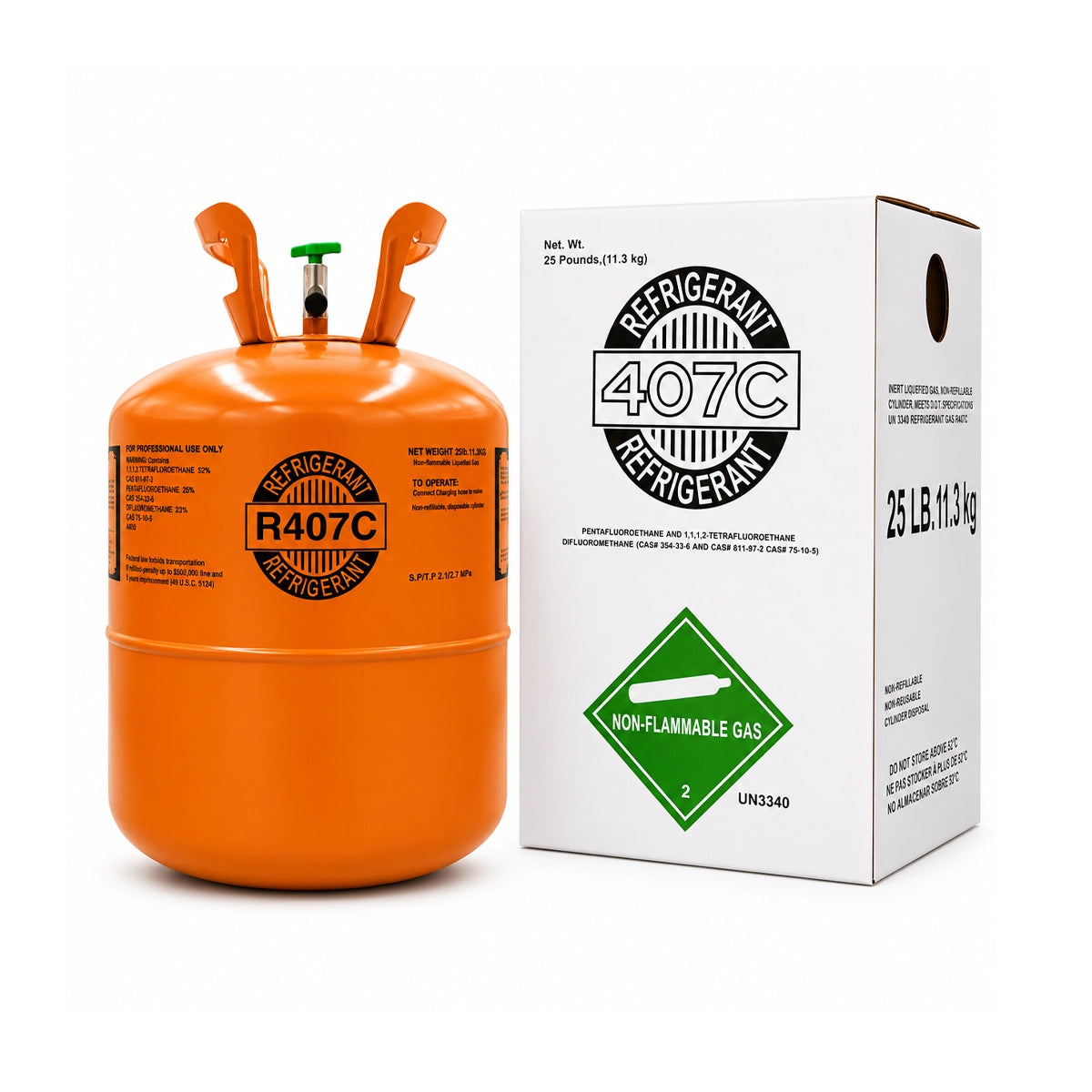 R407C Refrigerant 25LB R-407C