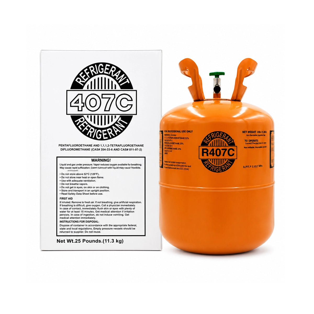 R407C Refrigerant 25LB R-407C
