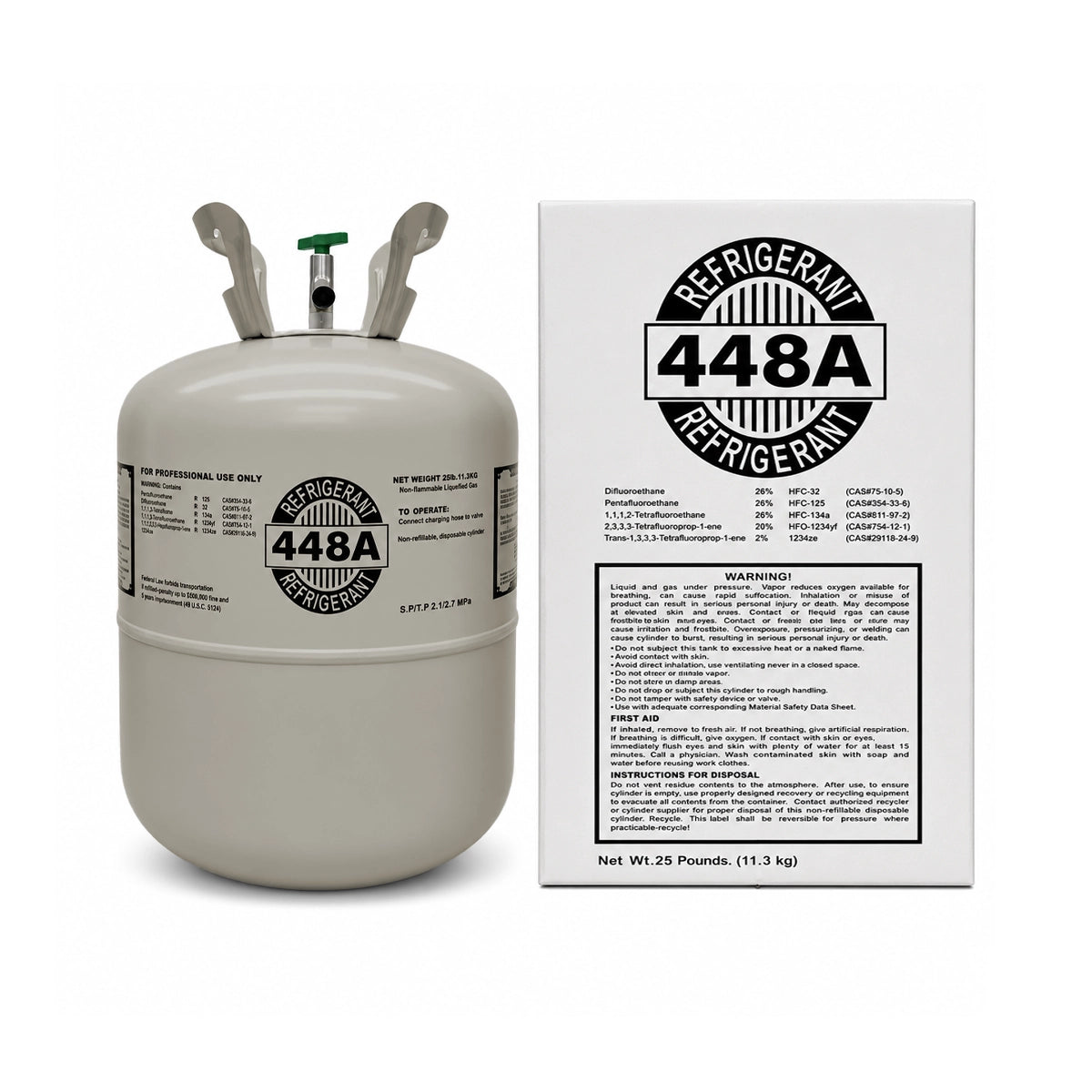 R448A Refrigerant 25LB R-448A