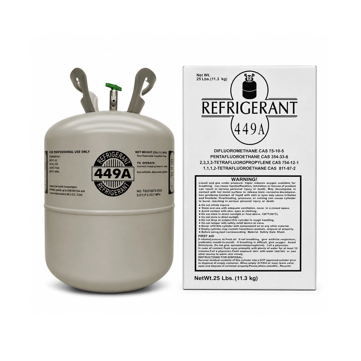 R449A Refrigerant 25LB R-449A