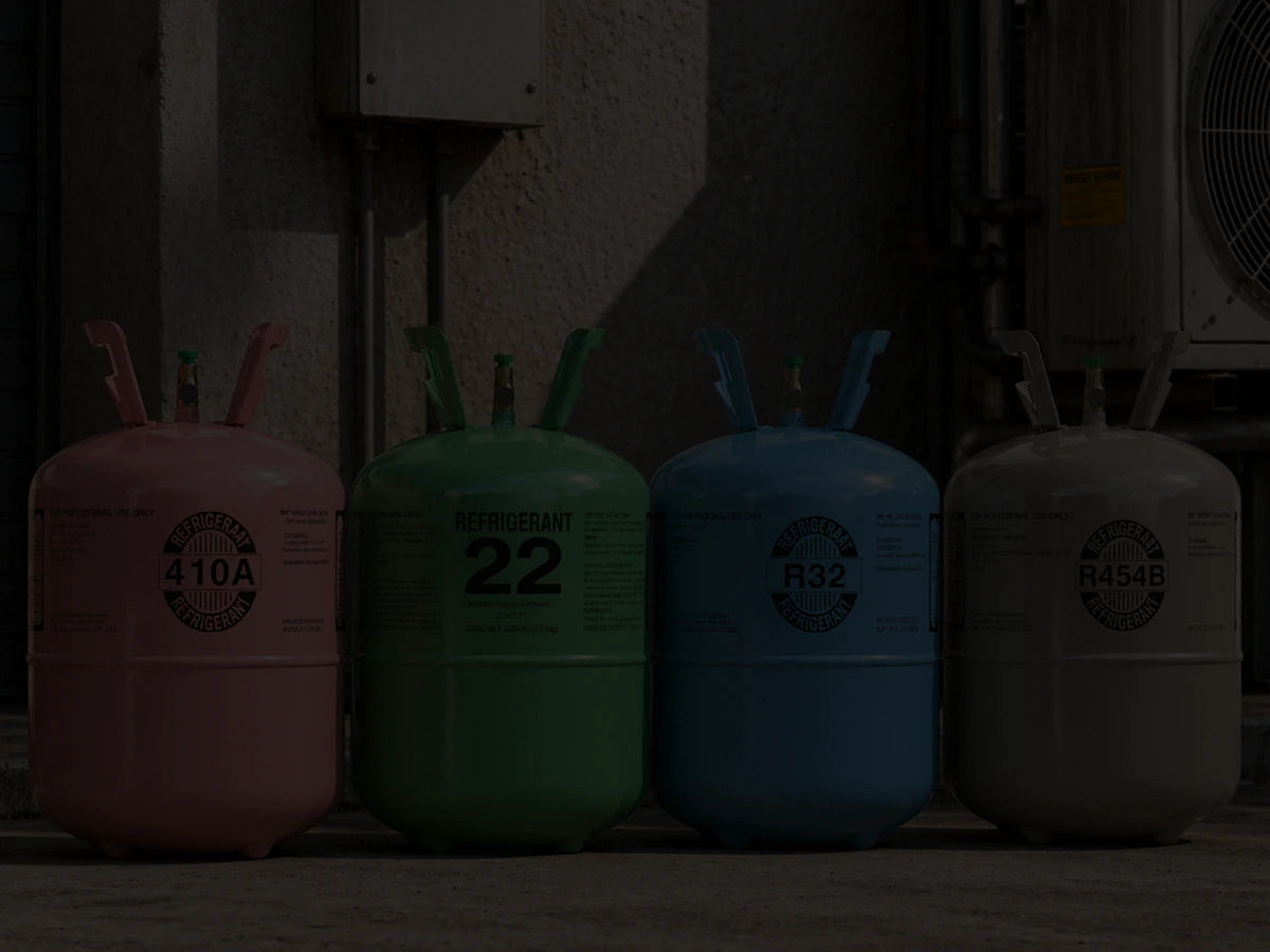 Buy R410A R22 R32 and R454B refrigerant online for HVAC repair and cooling system maintenance GetFreon