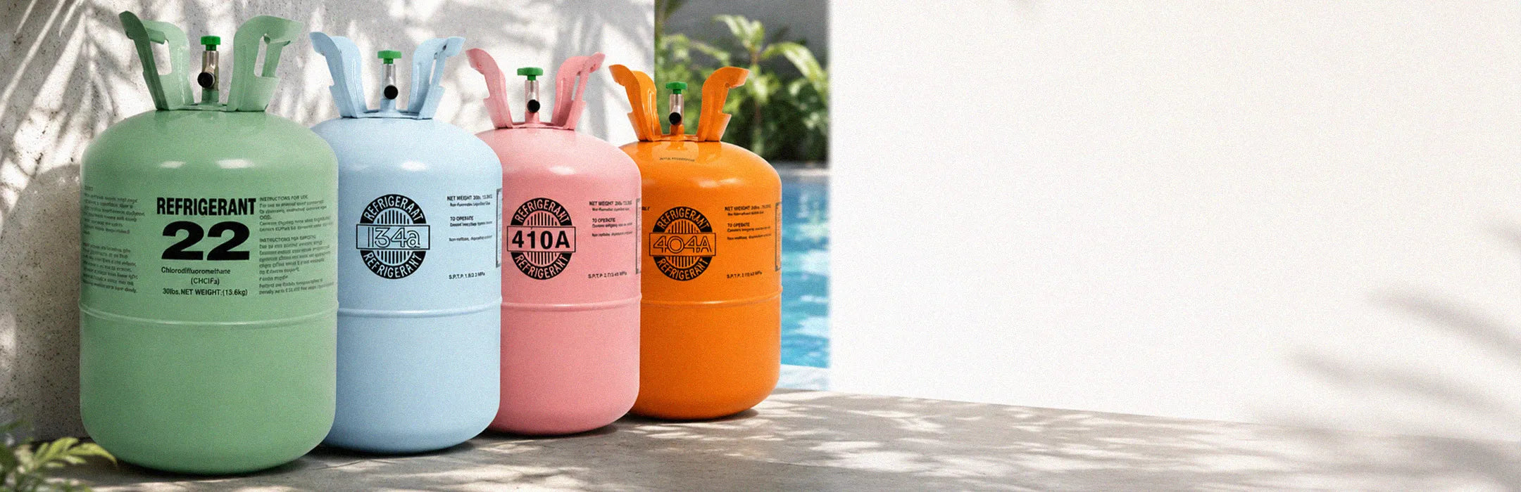 Shop summer HVAC refrigerant deals on R22 R410A R134a R404A and additional cooling system products GetFreon