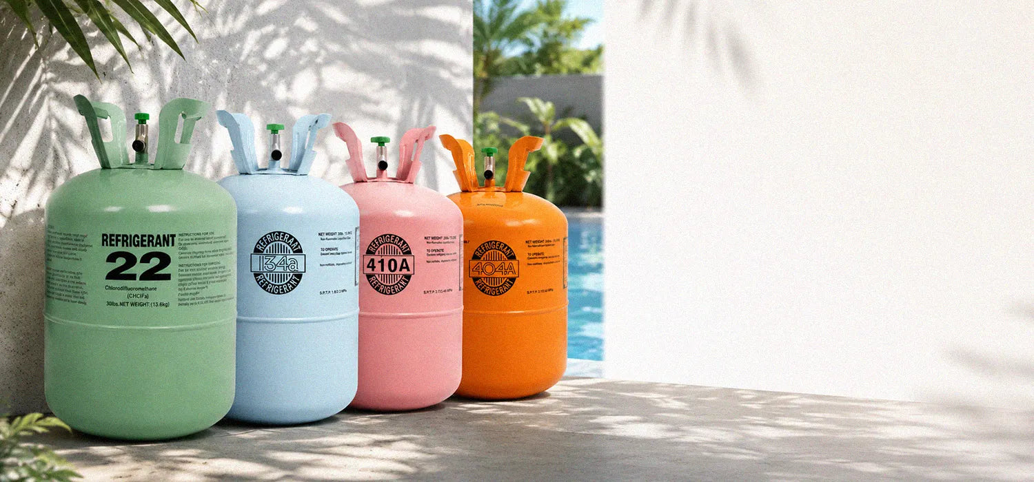 Shop summer HVAC refrigerant deals on R22 R410A R134a R404A and additional cooling system products GetFreon